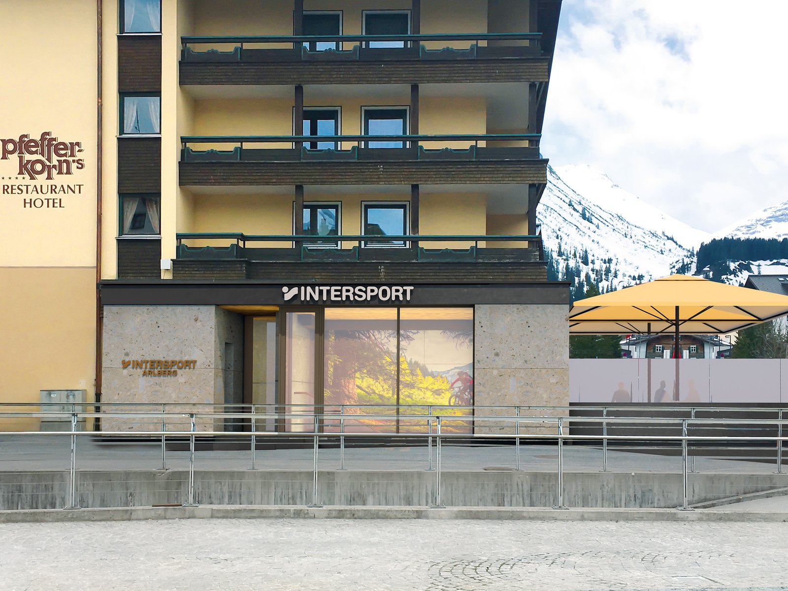 Stop by! Visit our new Intersport Arlberg rental shop at the Rüfikopfbahn in Lech