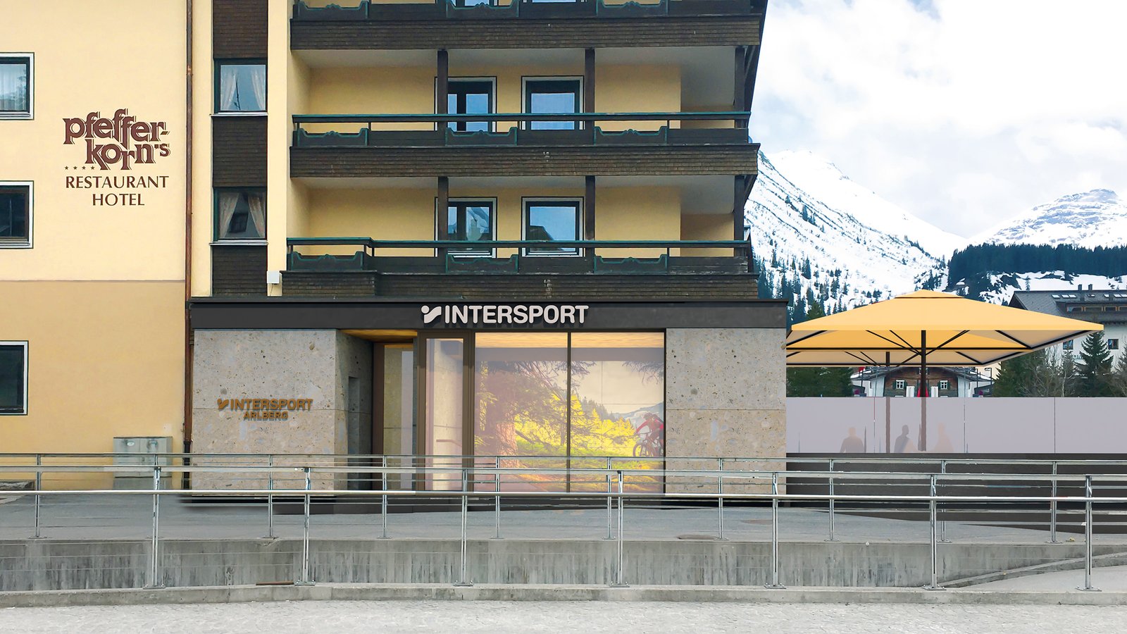 Stop by! Visit our new Intersport Arlberg rental shop at the Rüfikopfbahn in Lech